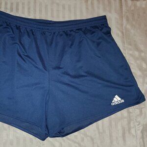MENS BLUE ADIDAS JOGGING SHORTS LARGE